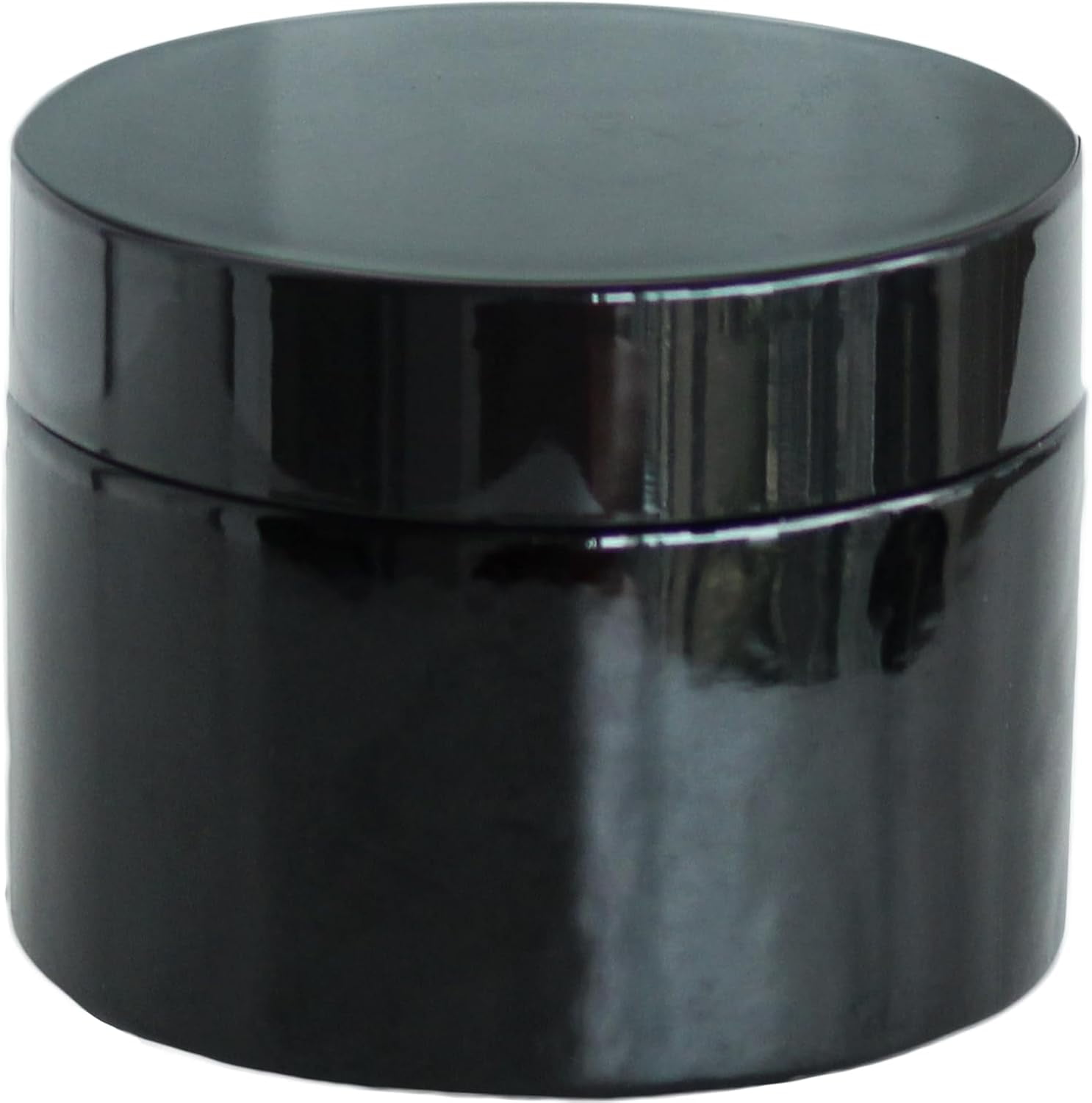Black Glass Storage Jar 250ml Wide Mouth Airtight UV Protection ...