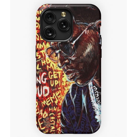 Black Glasses Young Dolph Rapper Tribute Fan Art A3045 Phone Case for ...