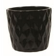 thumbnail image 1 of Black Glazed Planter, 1 of 1