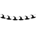 thumbnail image 1 of Black Glitter Witch Hat Halloween Banner Polyester Garland Halloween Party Decorations Indoor Outdoor Mantel Wall Halloween Decor, 1 of 7