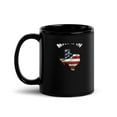 thumbnail image 1 of Black Glossy Mug, Distressed Made in Texas American flag vintage BAC , M-1922 (11 oz), 1 of 3
