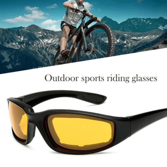 Black Goggles, Windproof and Dustproof Cycling Glasses, Lightweight and Durable, Suitable for Sports, Rock Climbing, Fishing, Hunting, and Hiking.
