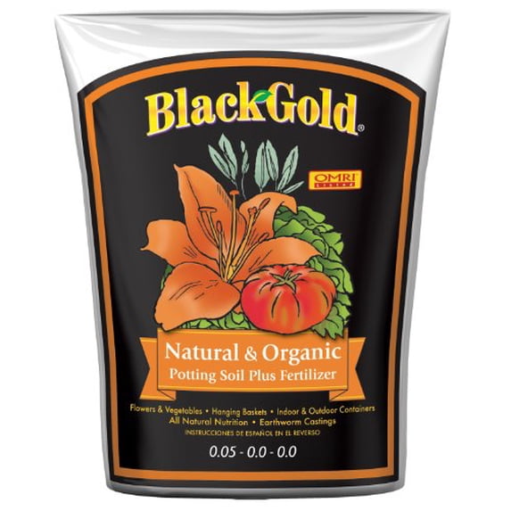 Black Gold 1302040 4-Quart All Organic Potting Soil