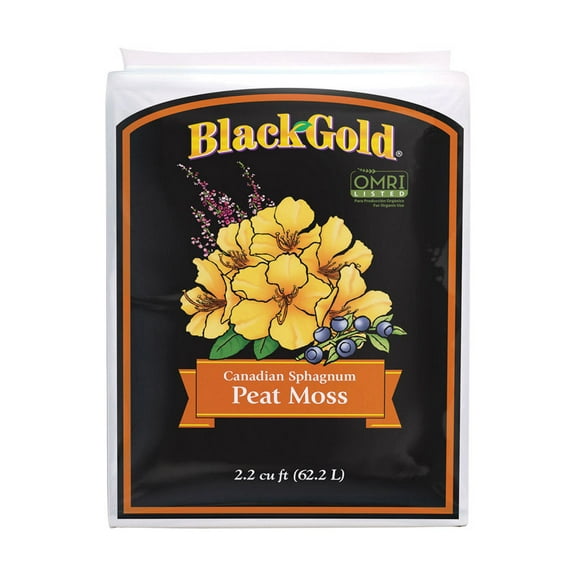 Black Gold 2.2 Cu. Ft. Natural & Organic Canadian Sphagnum Peat Moss