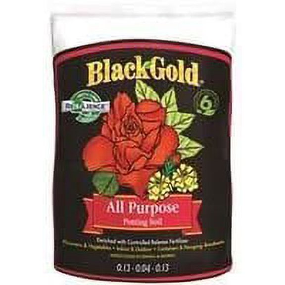 Sun Gro Black Gold All Purpose Potting Soil, 1 Cu' Indoor & Outdoor Container & Garden Use