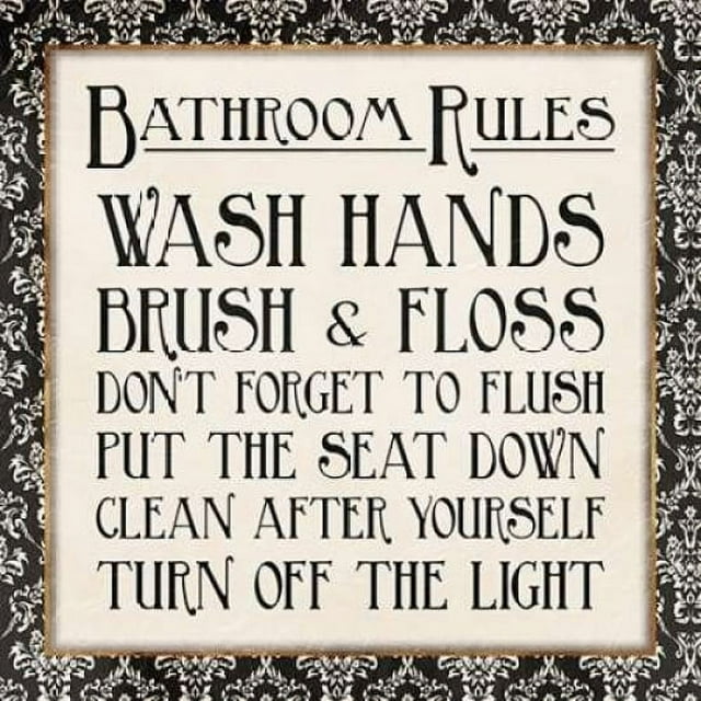 Black Gold Bath Rules Poster Print By Jace Grey Walmart black-gold-bath-rules-poster-print-by-jace-grey-walmart