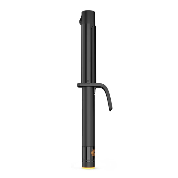 Black Gold Digital Salon Hair Curling Iron, 1.25 Inch Barrel for Medium Loose Curls & Waves - Fast Heating, Dual Voltage, Auto Shut-Off