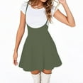 thumbnail image 1 of Black And Gold Dress For Women, Spaghetti Strap Elastic High Waist Tunic Skirt Casual Party Mini Dress Linen Women Dresses 1950S Modest Dresses Boho 2025 Mother Dresses Shirt (S, Light Green) ZMTing, 1 of 4