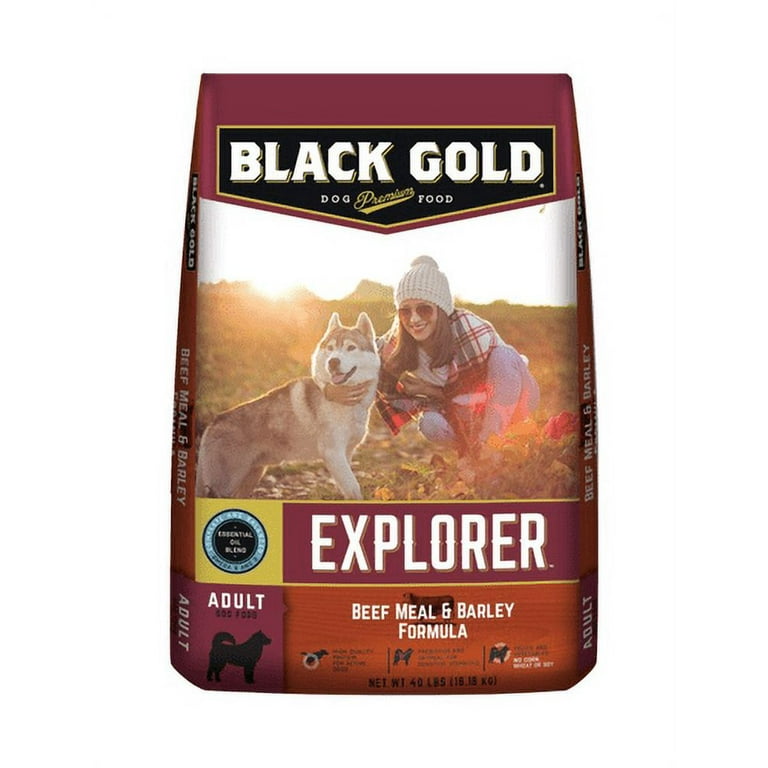 Black Gold Explorer Beef Meal Barley Formula Dry Dog Food