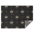 thumbnail image 1 of Black Gold Eye Star Constellation Pattern Rectangle Tablecloth 60"x84",Waterproof Polyester Rectangle Table Cloth, Wipeable Spillproof Polyester Tablecloth for Dining, Camping, Indoor and Outdoor, 1 of 5