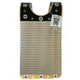 thumbnail image 1 of Black & Gold Fleur De Lis Zydeco Washboard Percussion Instrument Musical Washboard, 1 of 10