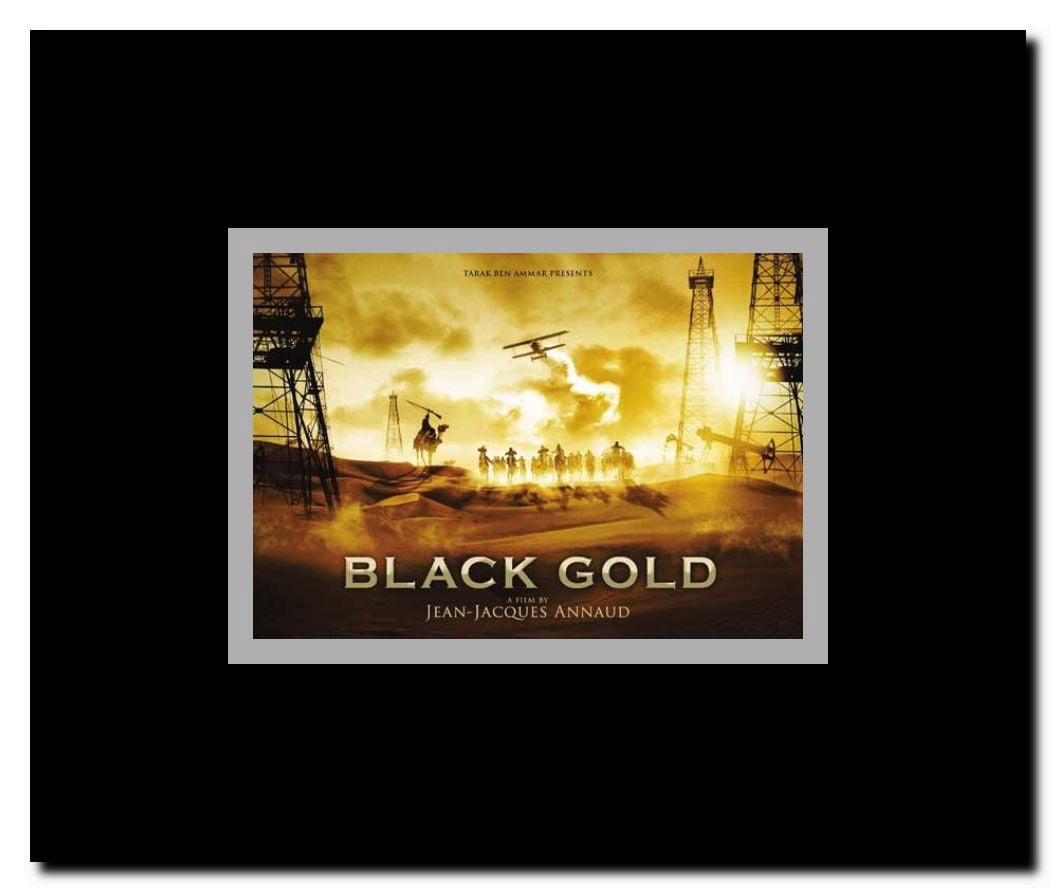 Black Gold Framed Movie Poster