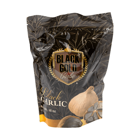 Black Gold Garlic Whole Bulb, 16 Ounce Resealable Pouch