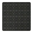 thumbnail image 1 of Black Gold Geometry Pattern Square Fitted Tablecloth with Elastic Edge,Square Table Cover,Washable Elastic Table Cover for Home Kitchen Party Decor 36"x36", 1 of 6