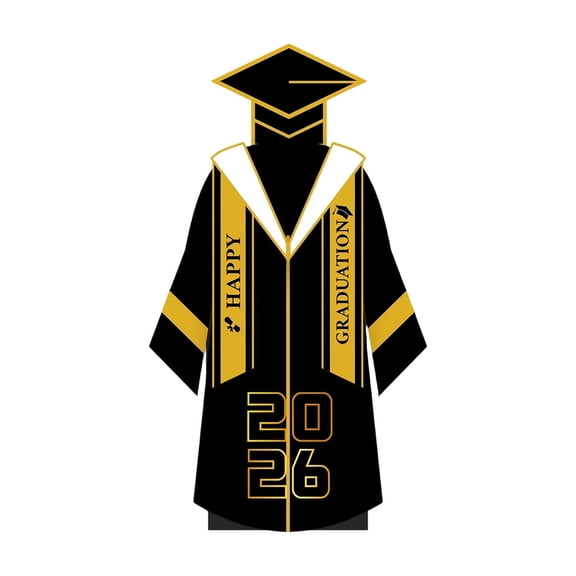 Black Gold Graduation Money Pull Gift Box, Bachelor Themed Surprise Box with Ribbons Stickers & Pull Tab for Graduation Party Decor Gifts