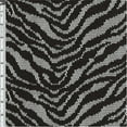 thumbnail image 1 of Black/Gold Lurex Sparkle Zebra Lace Knit, Fabric Sold By the Yard, 1 of 1