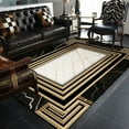 thumbnail image 1 of Black Gold Marble Carpet for Living Room Decorations Sofa Table Large Area Rugs Hallway Balcony Long Floor Mat Anti-slip Doormat, 1 of 6