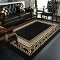 thumbnail image 1 of Black Gold Marble Carpet for Living Room Decorations Sofa Table Large Area Rugs Hallway Balcony Long Floor Mat Anti-slip Doormat, 1 of 6
