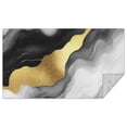 thumbnail image 1 of Black and Gold Marble Glitter Streaks Pattern Rectangle Tablecloth 60"x102",Waterproof Polyester Rectangle Table Cloth, Wipeable Spillproof Polyester Tablecloth for Dining, Camping, Indoor and Outdoor, 1 of 6