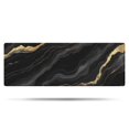 thumbnail image 1 of Black Gold Marble Pattern Bathroom Rugs Mat,Non Slip Microfiber Bathroom Rug,Rubber Backing,Soft Bathroom Mats for Bathroom Floor,Tub and Shower,47x17in(120x43cm), 1 of 4