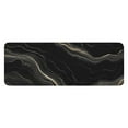 thumbnail image 1 of Black Gold Marble Pattern Kitchen Rug Mat,Kitchen Runner Rugs Non Skid Washable,Decorative Kitchen Floor Mats for Kitchen,Sink,Laundry,17"x47.2", 1 of 7