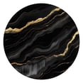 thumbnail image 1 of Black Gold Marble Pattern Round Fitted Tablecloth with Elastic Edge,Dining Table Cover Waterproof,Outdoor Round Tablecloth for Camping,Dining,Indoor and Outdoor, 1 of 7