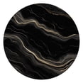 thumbnail image 1 of Black Gold Marble Pattern Round Fitted Tablecloth with Elastic Edge,Dining Table Cover Waterproof,Outdoor Round Tablecloth for Camping,Dining,Indoor and Outdoor, 1 of 7