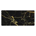 Black Gold Marble Print Mousepad Large Mouse Pad Desk Pad Computer