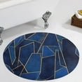 thumbnail image 1 of Black Gold Marble Round Area Rugs for Bedroom Living Room, 6FT Soft Comfy Indoor Circle Carpets, Carpet Home Decor Floor Mat, 1 of 6