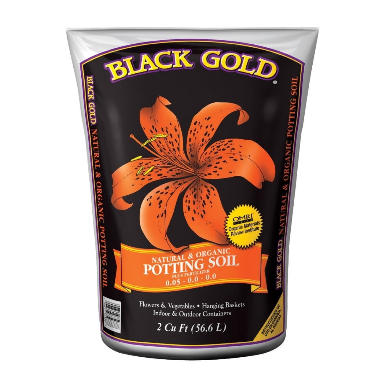 Black Gold Natural & Organic Plant Soil Mix, 2 cu ft - Walmart.com