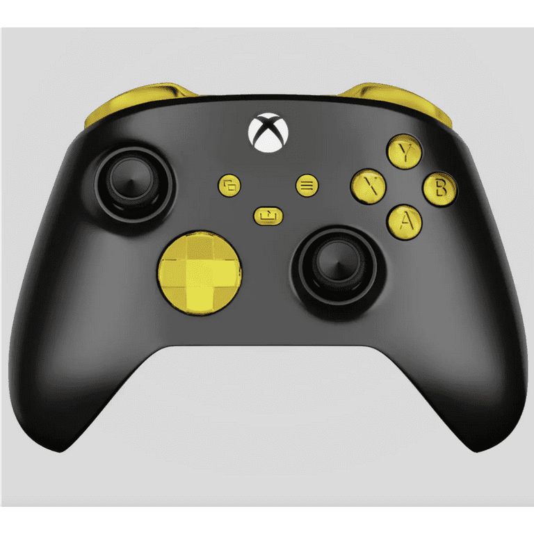 Black Gold One X UN MODDED Custom Controller Unique Design with 3.5 jack