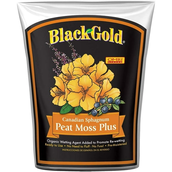 Black Gold Peat Moss Bag 8 Qt