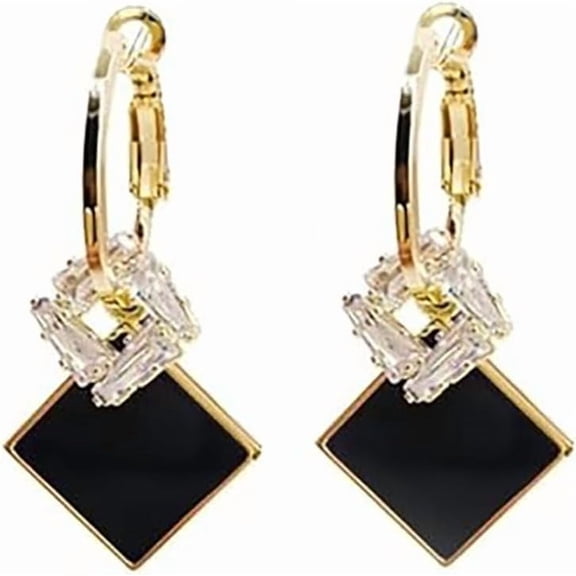 Black Gold Professional Earrings For Women Gold Lightweight Statement Dangle Earrings For Women Trendy[z812]