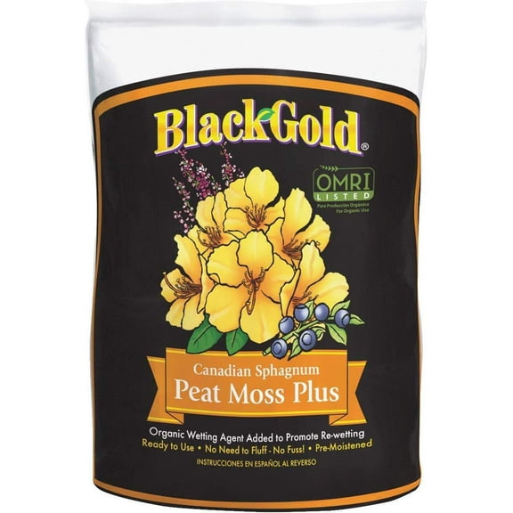 Black Gold Sphagnum Peat Moss Plus - 1 Each