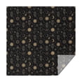 thumbnail image 1 of Black Gold Sun Moon Triangle Dreamcatcher Pattern Square Tablecloth,Waterproof Square Table Cover,Wipeable Spillproof Washable Table Cover for Home Kitchen Party Decor 52"x52"(132x132cm), 1 of 6