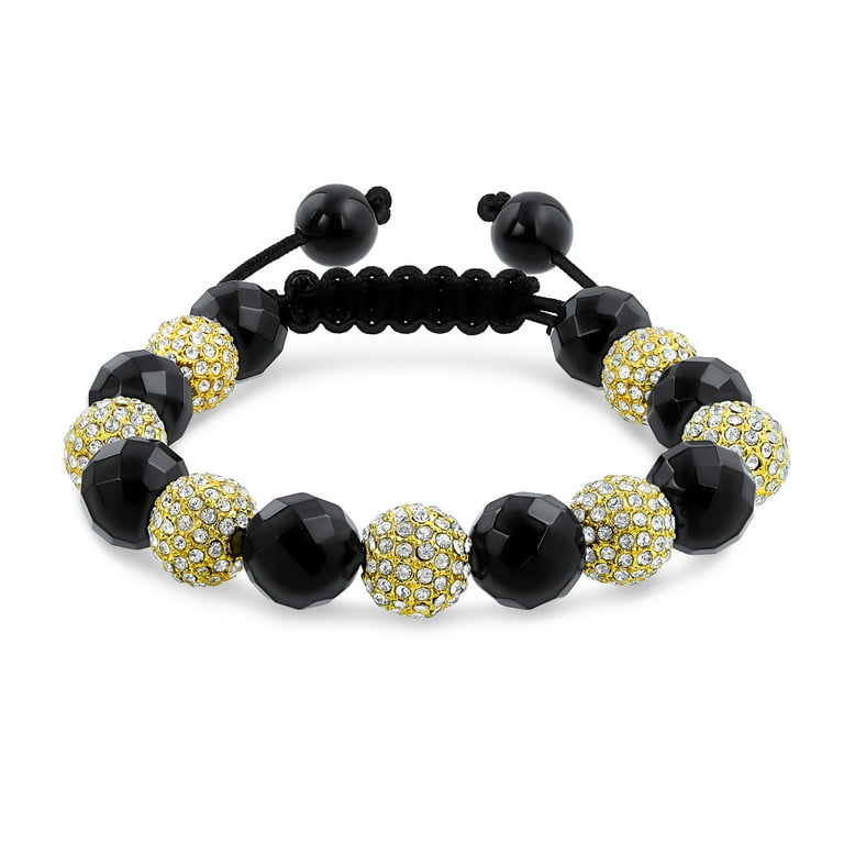 Gold sale shamballa bracelet