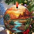 thumbnail image 1 of Black Gold White Christmas Ornament, Ceramic/Acrylic Ornament, Keepsake for Mother’s Day, Valentine’s Day Decoration, Festive Gift Ornament, Commemorative 2025, 1 of 5