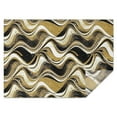 thumbnail image 1 of Black Gold White Marble Pattern Rectangle Tablecloth 60"x84",Waterproof Polyester Rectangle Table Cloth, Wipeable Spillproof Polyester Tablecloth for Dining, Camping, Indoor and Outdoor, 1 of 5