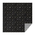 thumbnail image 1 of Black Gold Zodiac Sun Moon Pattern Square Tablecloth,Waterproof Square Table Cover,Wipeable Spillproof Washable Table Cover for Home Kitchen Party Decor 52"x52"(132x132cm), 1 of 6