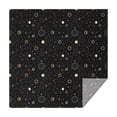 thumbnail image 1 of Black Gold Zodiac Sun Moon Pattern Square Tablecloth,Waterproof Square Table Cover,Wipeable Spillproof Washable Table Cover for Home Kitchen Party Decor 52"x52"(132x132cm), 1 of 6