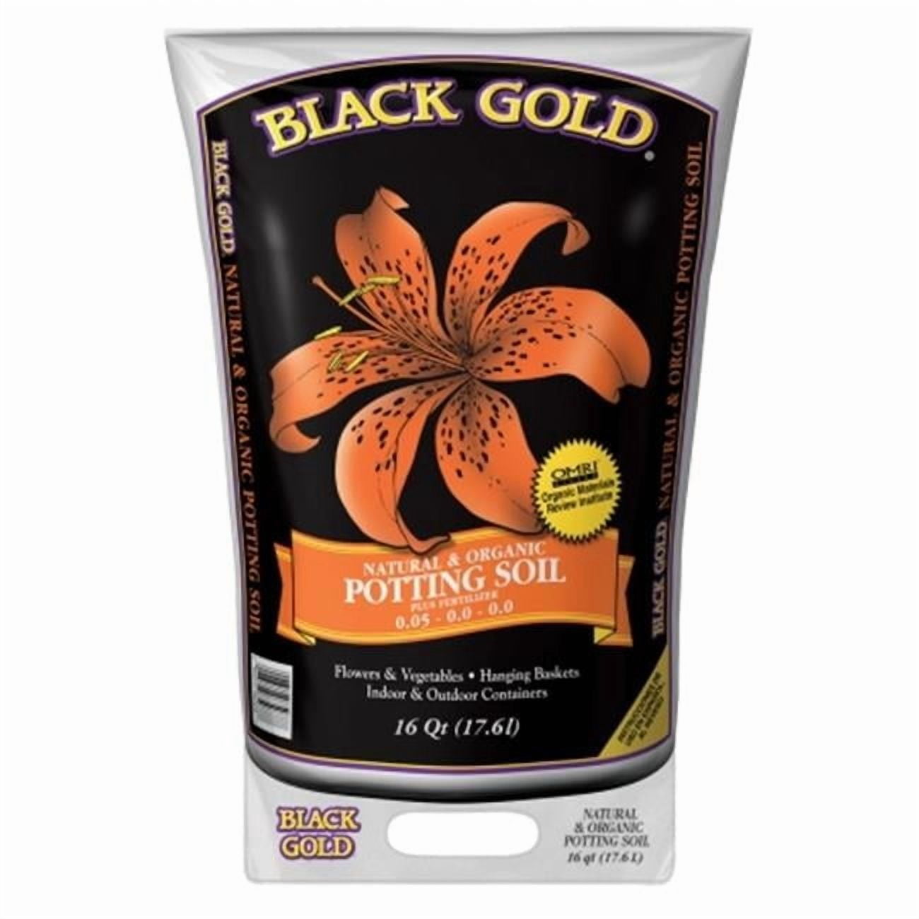 Black Gold/natures/sungro  16 Quart All Organic Potting Soil