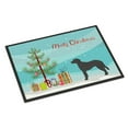 thumbnail image 1 of Black Goldador Christmas Tree Door Mat, 1 of 4