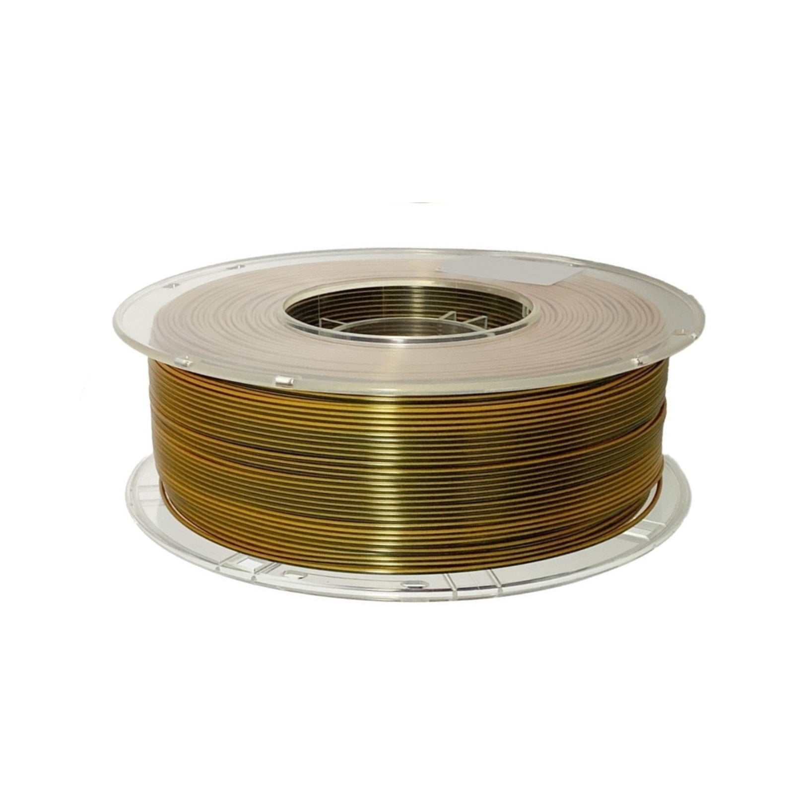 Black-Golden 3D Printer Filament, Creativity Mixed Colors Silk-like PLA, Dimensional Accuracy 1.75mm +/- 0.02mm, Easy-to-Print, 1KG
