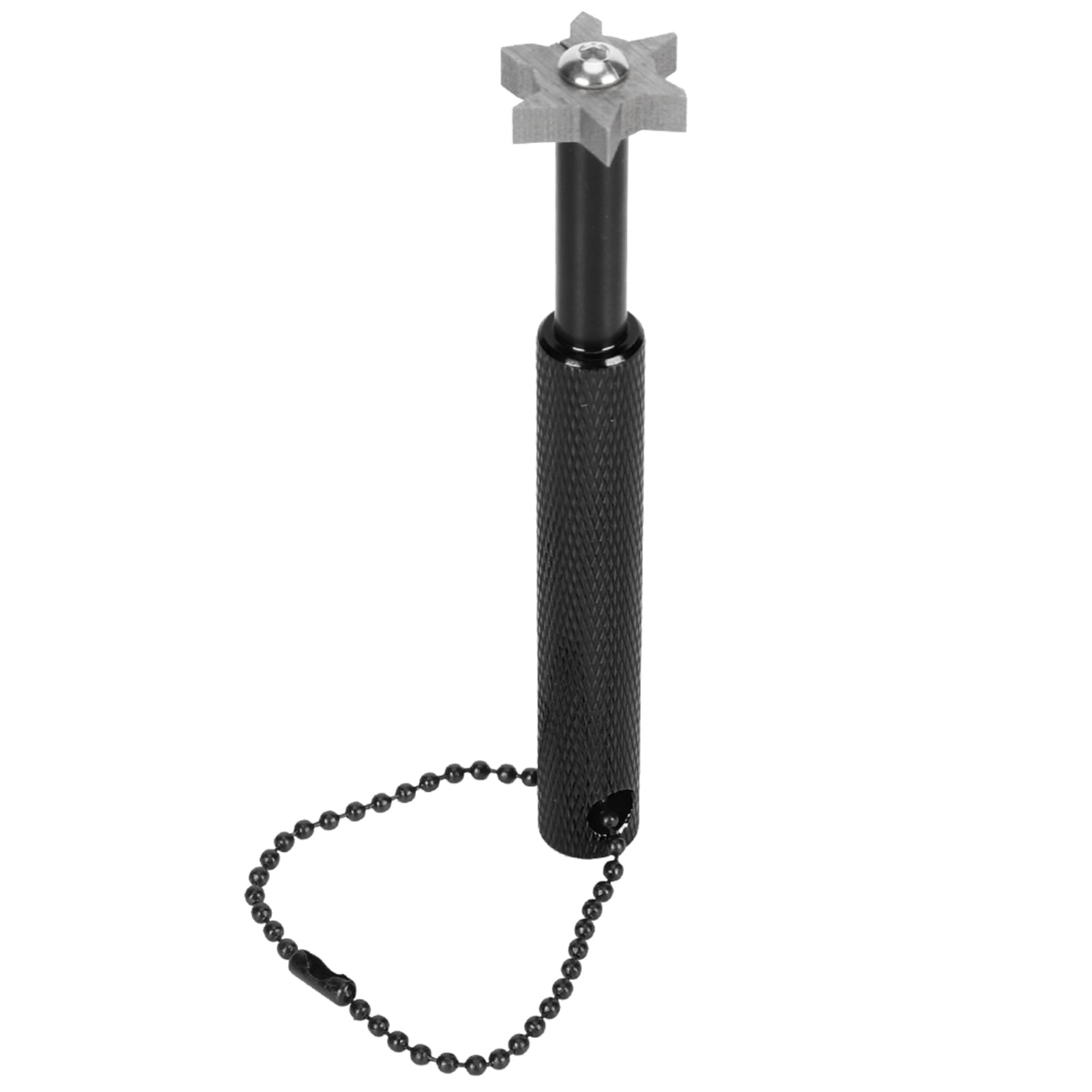 Black Golf Club Groove Sharpener with Hanging Rope Hole Precision