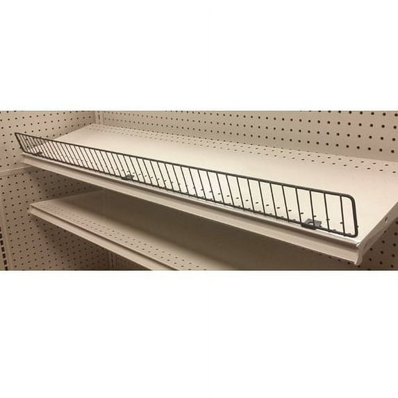 Black Gondola Shelf Wire Fence Fits Lozier & Madix Gondola Shelving - 3" H x 36" L - 20 Pack