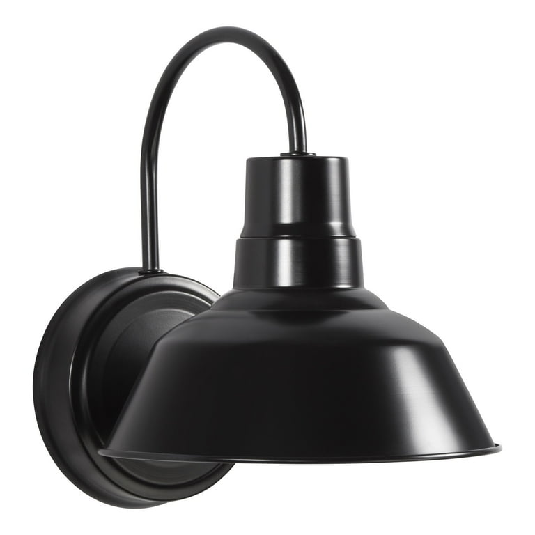 Black gooseneck outdoor light cheap