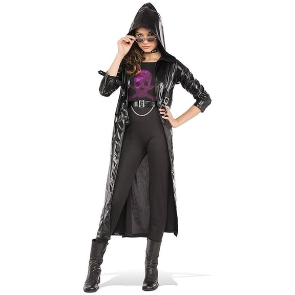 Black Goth Coat Set Teen size M Costume Opus Collection Rubie's