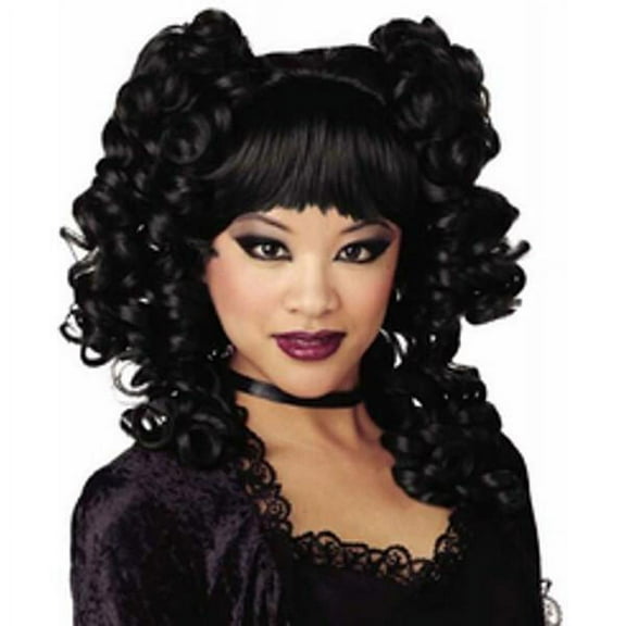 Black Goth Curls Wig