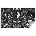 thumbnail image 1 of Black Gothic Cat Bee Pattern Rectangle Tablecloth 60"x102",Waterproof Polyester Rectangle Table Cloth, Wipeable Spillproof Polyester Tablecloth for Dining, Camping, Indoor and Outdoor, 1 of 6