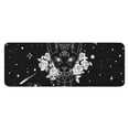 thumbnail image 1 of Black Gothic Cat Rose Moon Pattern Kitchen Rug Mat,Kitchen Runner Rugs Non Skid Washable,Decorative Kitchen Floor Mats for Kitchen,Sink,Laundry,17"x47.2", 1 of 7